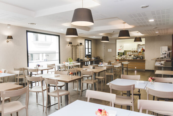 Appart'Hôtel Quimper - La salle de petit-déjeuner