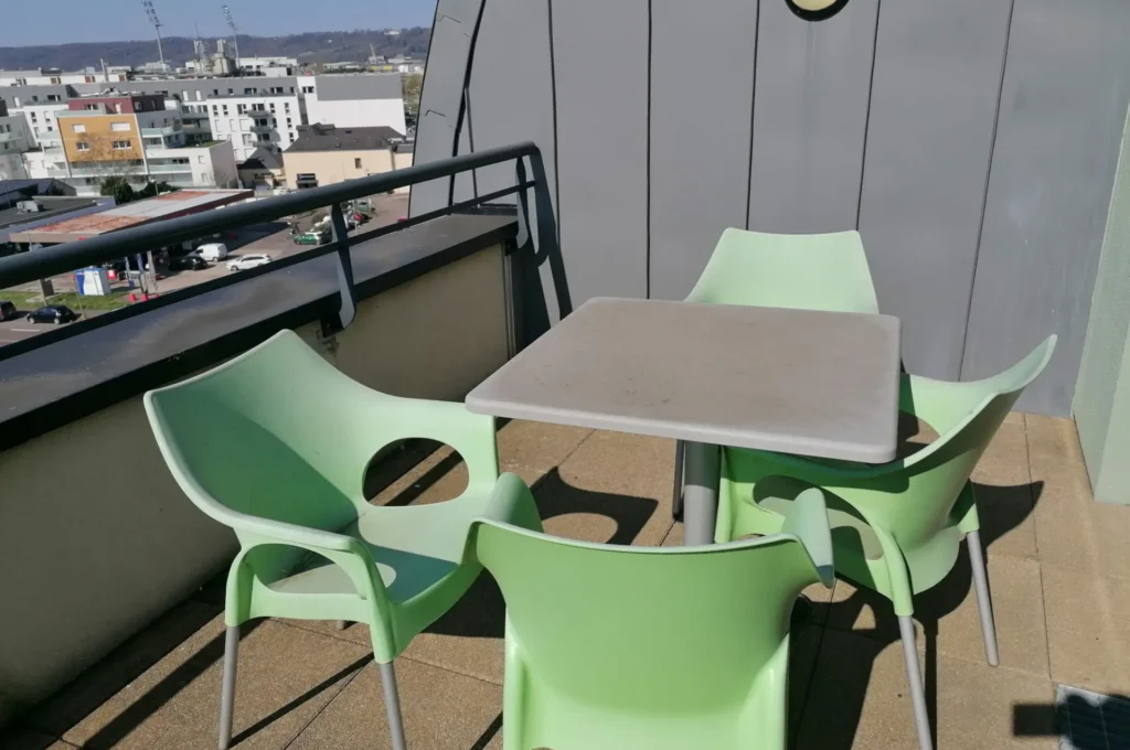 Terres de France Rouen Flaubert - La terrasse