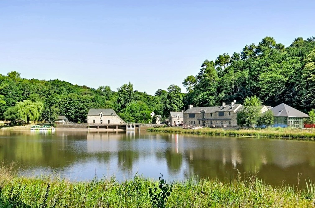 Lac du Moulin Neuf en été