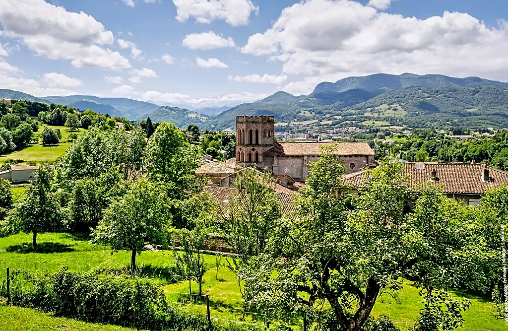 Vue du Domaine du Palais à Saint Lizier