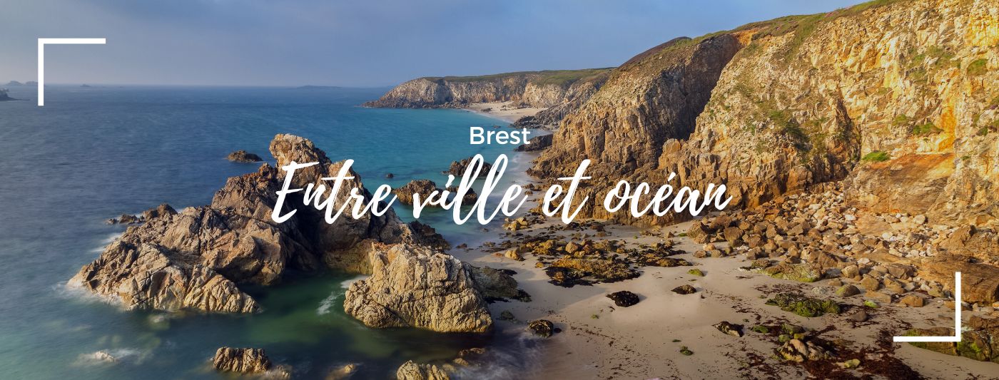 Côte maritime près de Brest