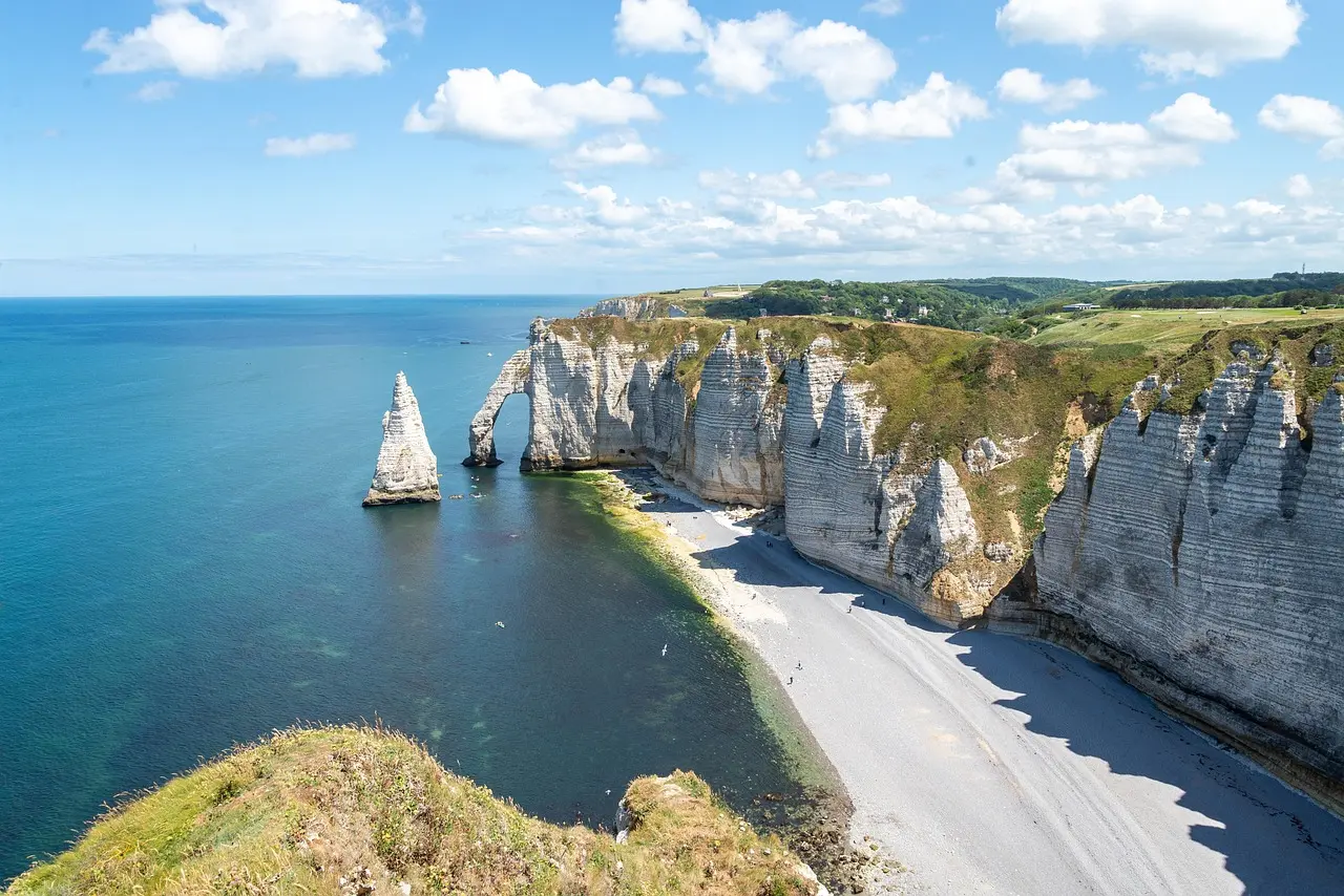 Falaise d'Etretat en Normandie