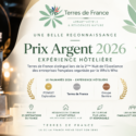 Terres de France Prix Argent Expérience Hôtelière Nuit de l’Excellence 2026